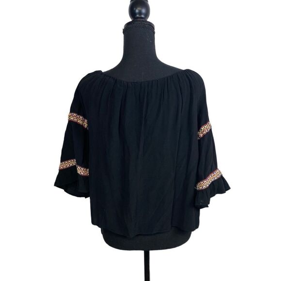 #181 BOUTIQUE LOS ANGELES Rayon Off Shoulder Blouse - Picture 2 of 4